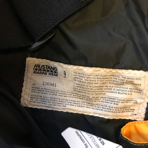 Mustang Survival Yellow Coat Jacket And Overalls Sz XL - Picture 15 of 16